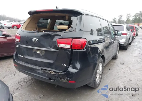 2017 Kia Sedona Lx из США, поврежденный, VIN KNDMB5C15H6266653